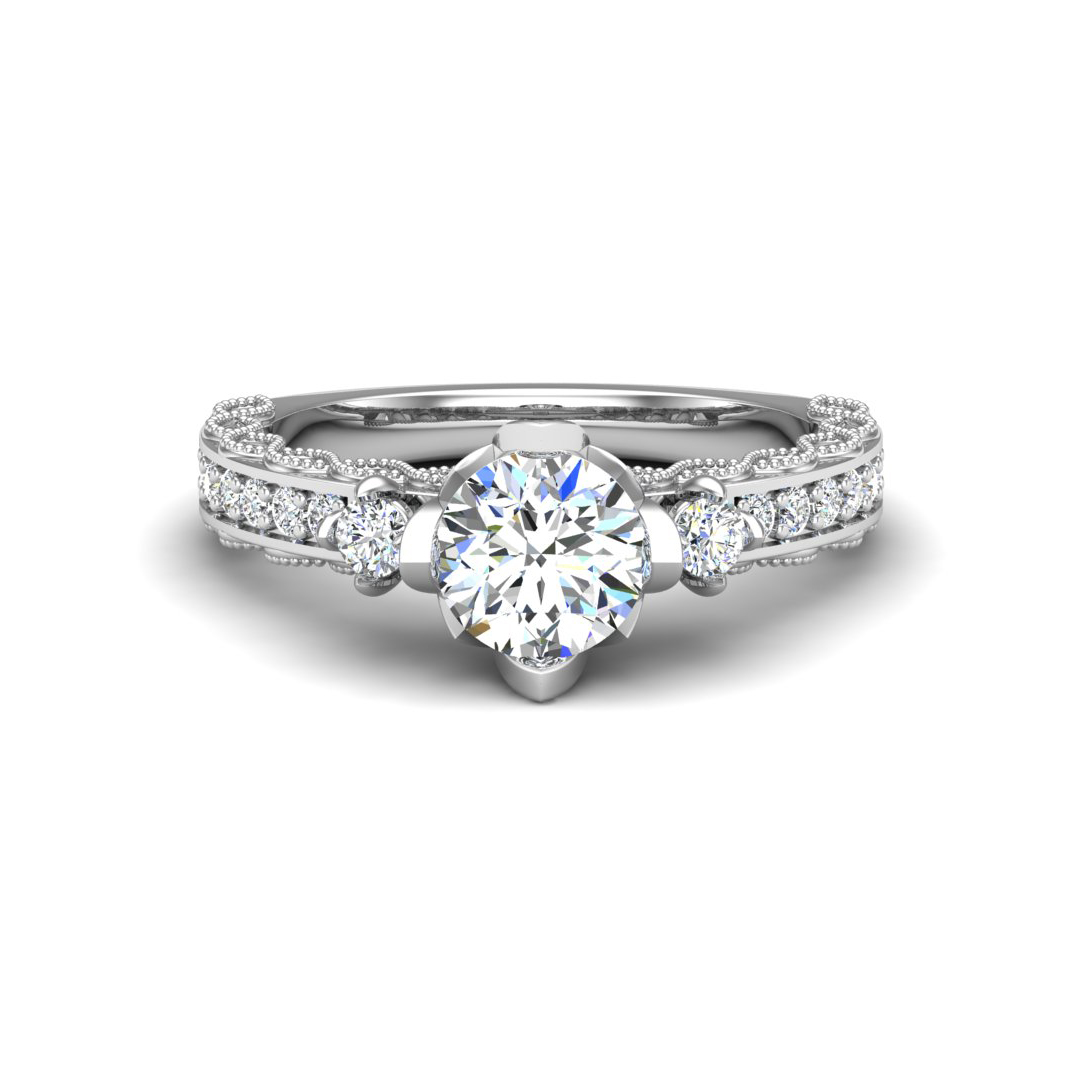 Veronica Accented Engagement Ring